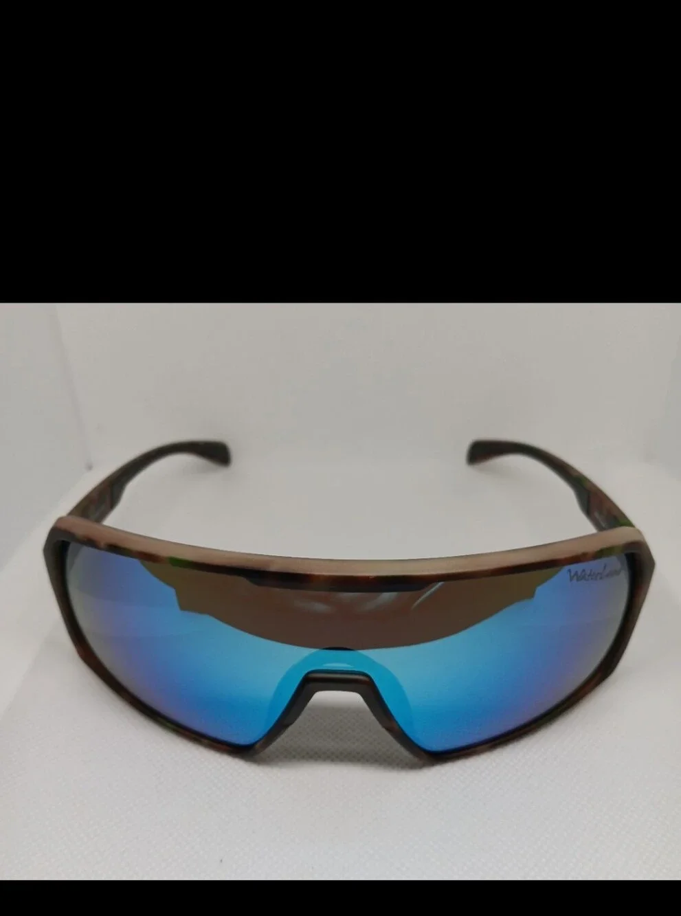 6thSense WaterLand Catchem WaterWood Ice Blue Mirror Polarized Sunglasses NIB